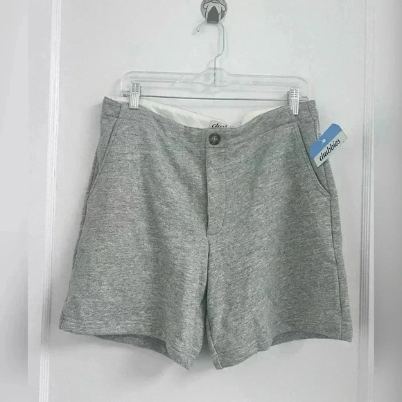 Chubbies Sweat Shorts Mens Large Gray 7” Inseam NEW WITH TAG - Picture 1 of 3